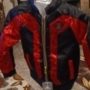 FINAL PRICE NWT DISNEY'S BLACK WIDOW reversible polyester jacket 5/6